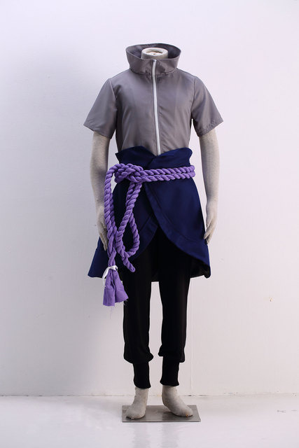 Anime Sasuke Uchiha Uniform Cloth Cosplay Costume Custom Halloween